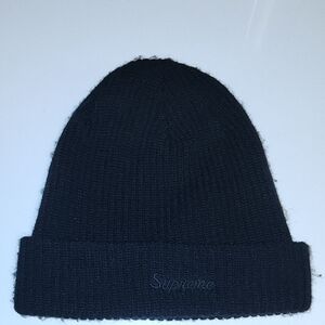 Supreme Black Knit Hat